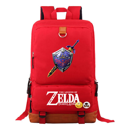 Printed Teen School Bag Travel Bag Backpacks