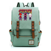 Superhero Print Youth Student Backpack For Men And Women, Casual Belt Buckle, Classic Backpack