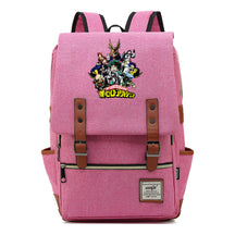 Anime My Heroes Academy Printed Student School Bag For Men And Women Leisure Belt Buckle Classic Backpack