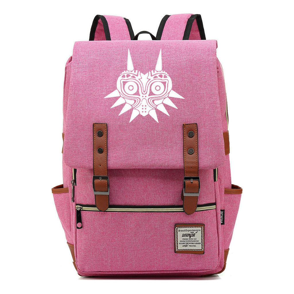Printed Youth Student Backpack For Men And Women's Casual Classic Backpack