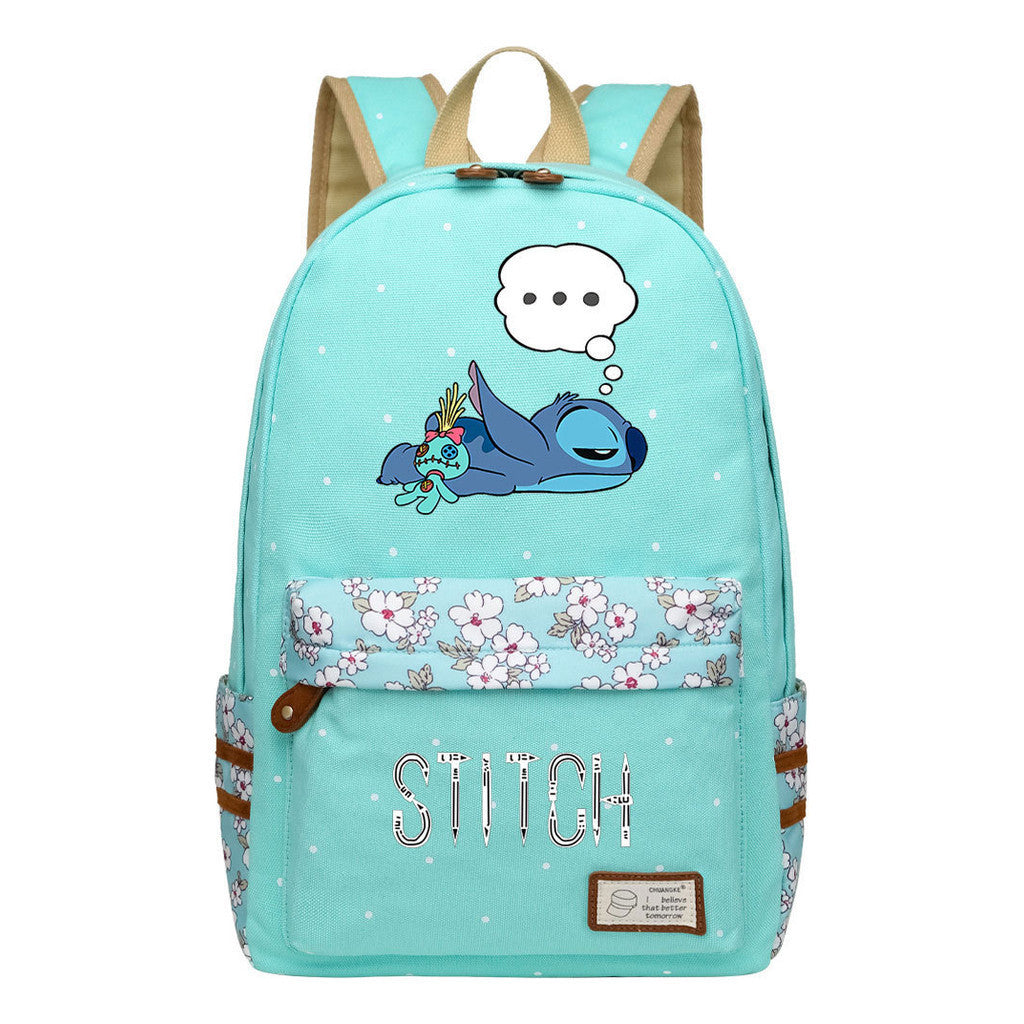 Starcraft Baby Stitch Printed Student Backpack Casual Backpack