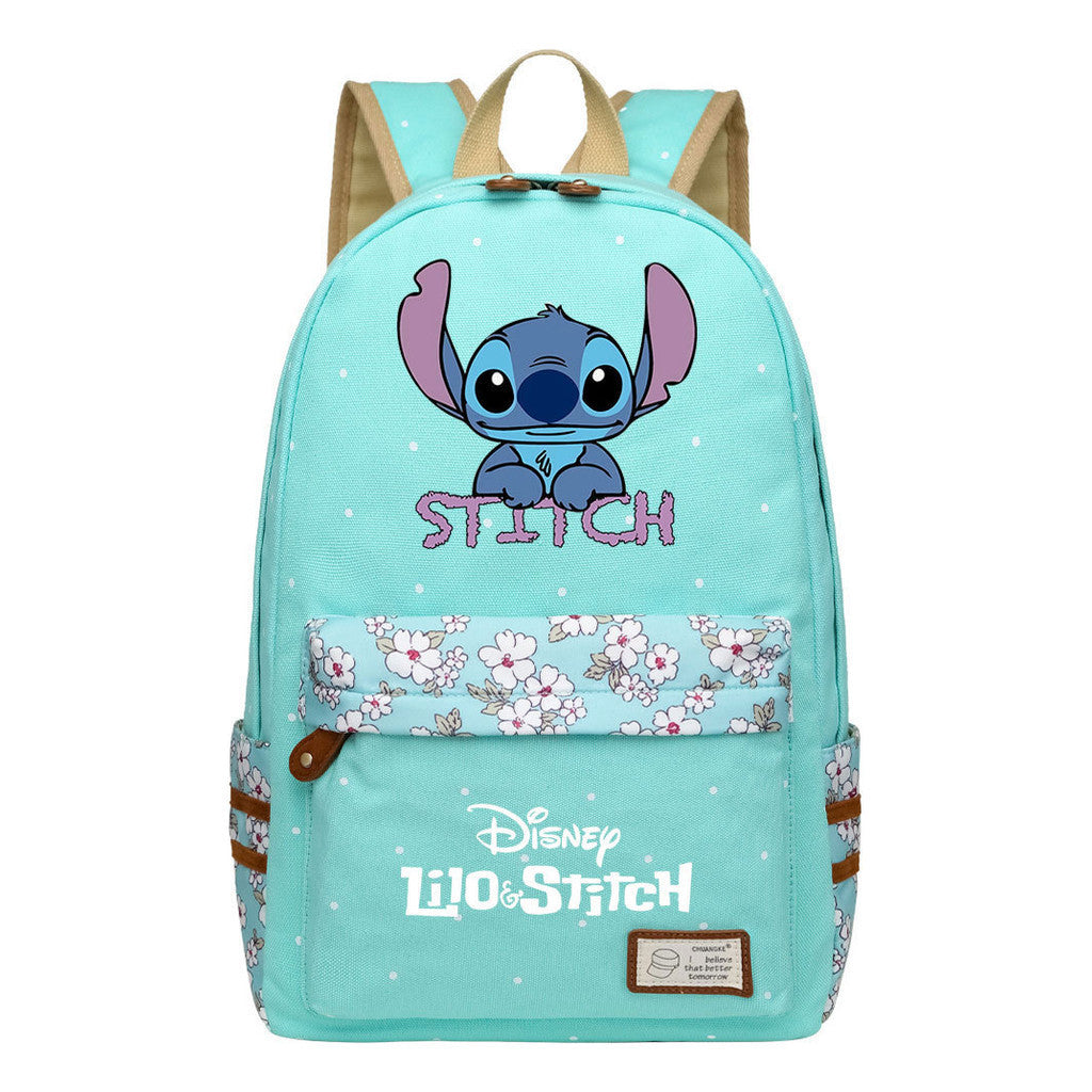 Printed Teenage Student Backpack For Men And Women's Leisure Backpack