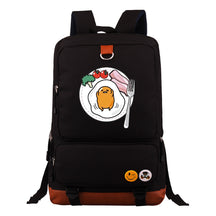 Cartoon Anime Lazy Egg Youth Student Backpack With Large Capacity Travel Bag For Boys And Girls Backpack