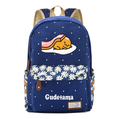 Egg Yolk Lazy Egg Teenage Girls Student Backpack Leisure Backpack