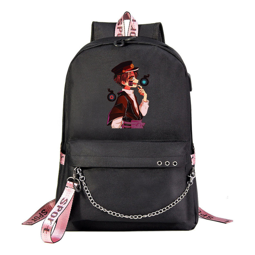 Usb Youth Student Backpack For Boys And Girls Leisure Travel Backpack