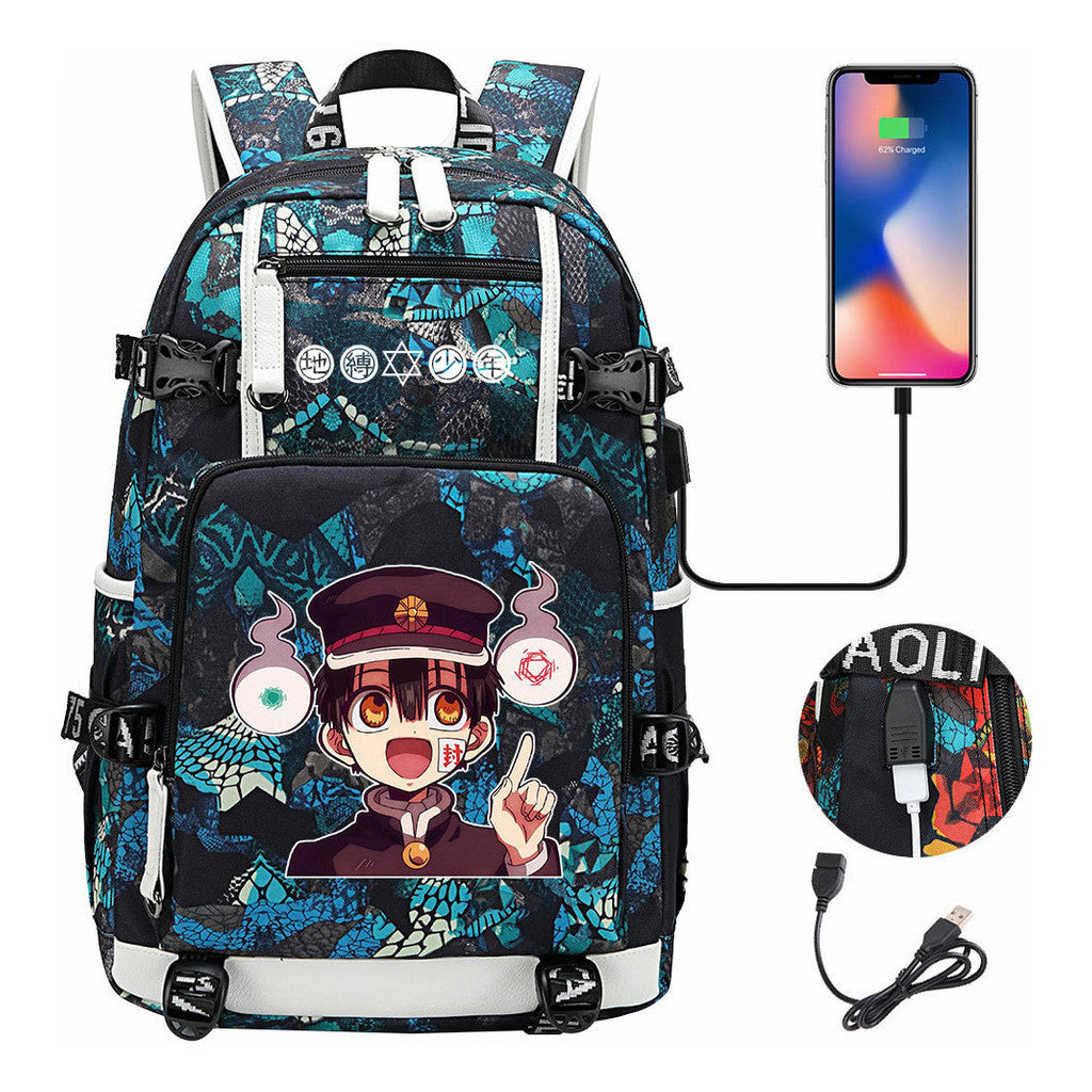 Usb Large Capacity Youth Student Backpack For Men And Women's Leisure Travel Backpack