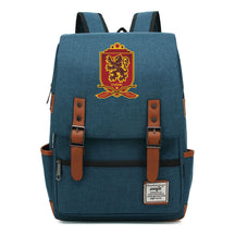 School Of Witchcraft And Wizardry Printed Youth Student Backpack For Men And Women, Casual Belt Buckle, Classic Backpack
