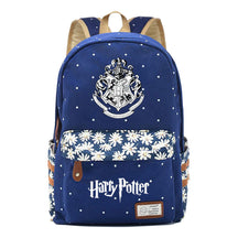 School Of Witchcraft And Wizardry Youth Student Backpack, Floral Canvas, Female Backpack