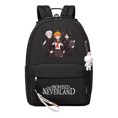 Printed Teenage Student Backpack, Casual Bag, Girl Backpack