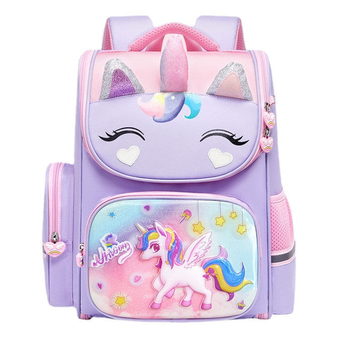Student backpack cute spine protection lightweight backpack Water proof children's backpack