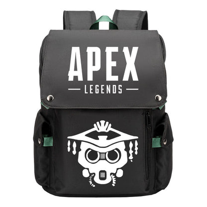 Apex Hero Print Usb Charging Head Youth School Bag Casual Backpack
