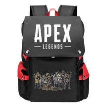 Apex Hero Print Usb Charging Cap Head Style Student School Bag Casual Backpack