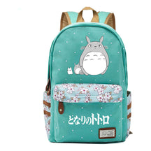Printed Youth Student School Bag Fragmented Flower Leisure Backpack