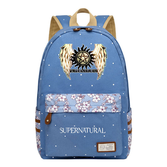 Evil Power Printed Youth And Girls School Bag Fashion Boy's And Girl's Leisure Backpack