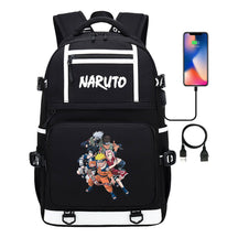 Naruto Usb Youth Student School Bag Men's And Women's Backpack Leisure Travel Bag