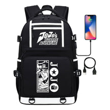 Comic Joe's Wonderful Adventure Print Usb Youth Student Backpack For Men And Women's Leisure Travel Backpack