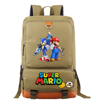 Super Mario Print Youth Student Backpack, Travel Bag, Men's And Women's Backpack
