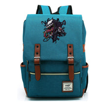 Printed Student Backpack With Casual Belt Buckle, Classic Backpack