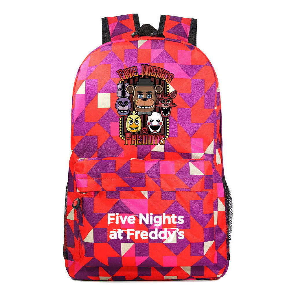 Fashionable Teddy Bear Game, Fashionable Starry Sky Student Backpack, Casual Backpack