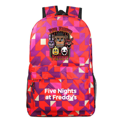 Fashionable Teddy Bear Game, Fashionable Starry Sky Student Backpack, Casual Backpack