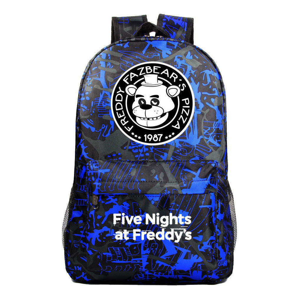 Fashion Toy Bear Game Fashion Starry Sky Youth Student Backpack Men's And Women's Leisure Backpack