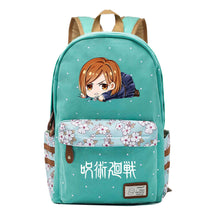 Cartoon Spell Battle Youth Girls Student School Bag Men's And Women's Leisure Canvas Backpack