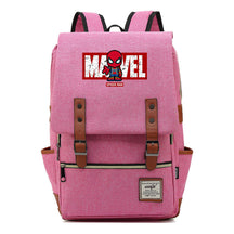 Superhero Printed Youth Student Backpack For Men And Women's Casual Classic Backpack