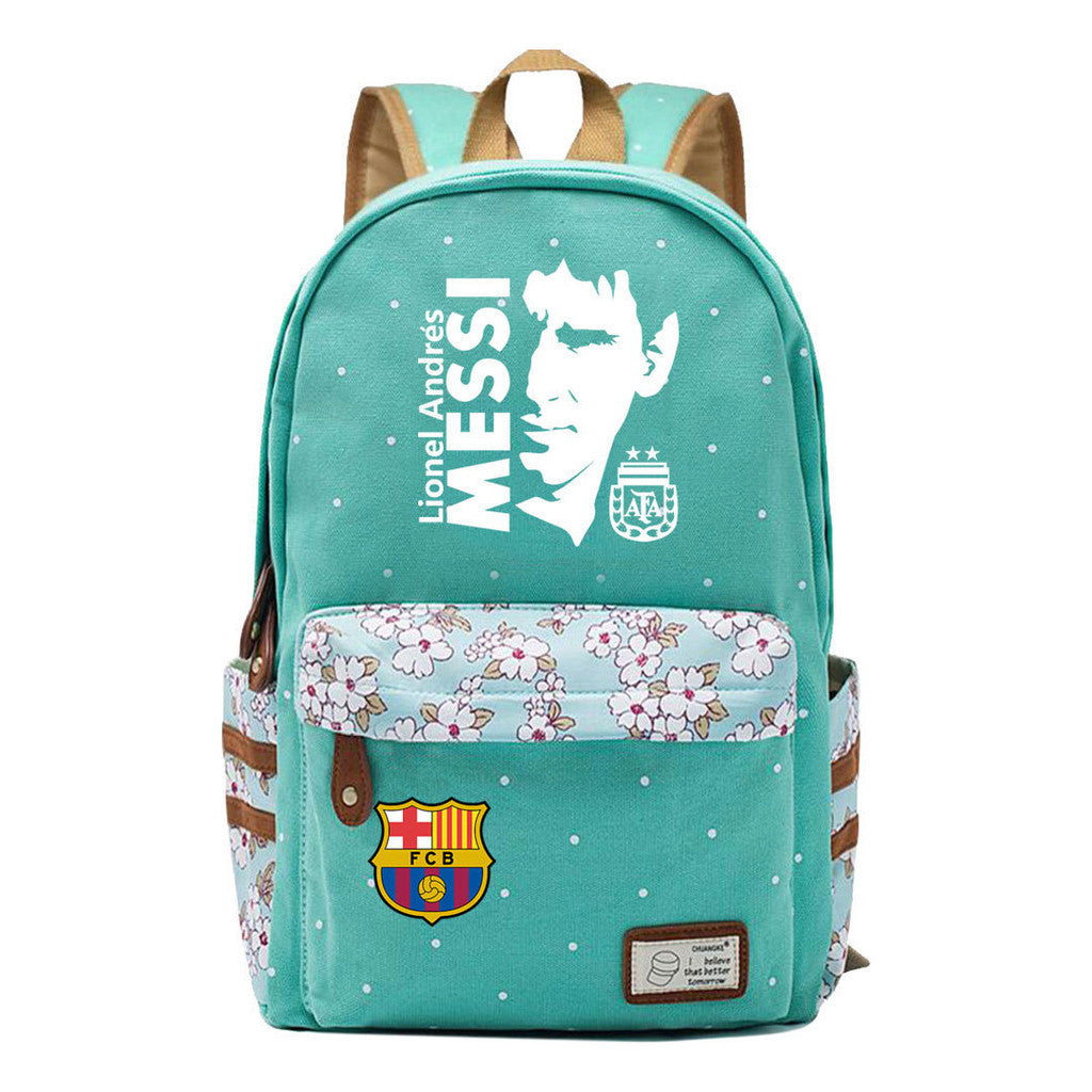 Printed Teenage Student Backpack For Men And Women's Leisure Backpack