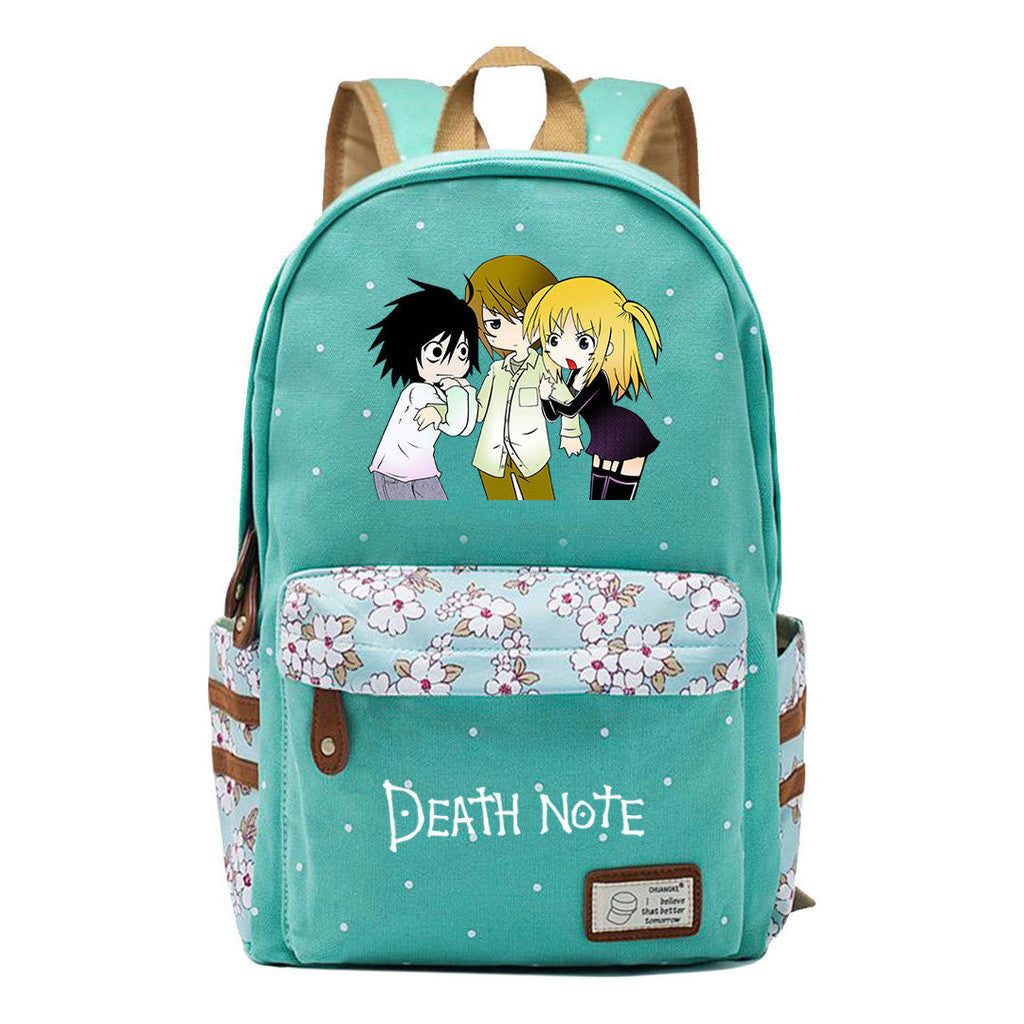 Death Note Night God Moon Youth Girl Student School Bag Leisure Backpack