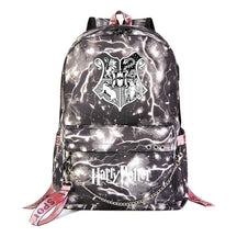 School Of Witchcraft And Wizardry Badge Usb Youth Student Backpack For Men And Women's Leisure Travel Backpack