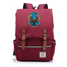 School Of Witchcraft And Wizardry Printed Youth Student Backpack For Men And Women, Casual Belt Buckle, Classic Backpack