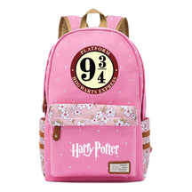 School Of Witchcraft And Wizardry Youth Student School Bag Fragmented Canvas Girl Backpack