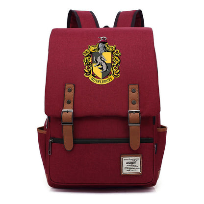 School Of Magic Printed Schoolbags For Men And Women Leisure Belt Buckle Classic Backpack 38*27*12.5cm