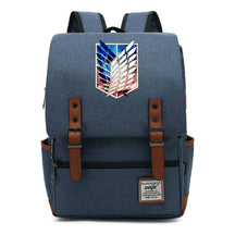 The Giant Of Manga Attack Printed Teenage Student Backpack For Men And Women With Casual Belt Buckle Classic Backpack  38*27*12.5cm