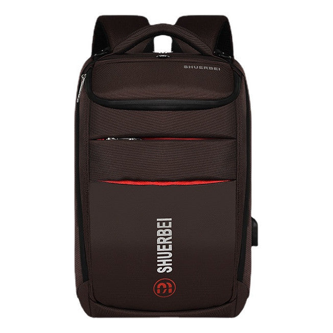 Large Capacity Backpack, Lightweight Spine Protection, Leisure Travel Computer Backpack