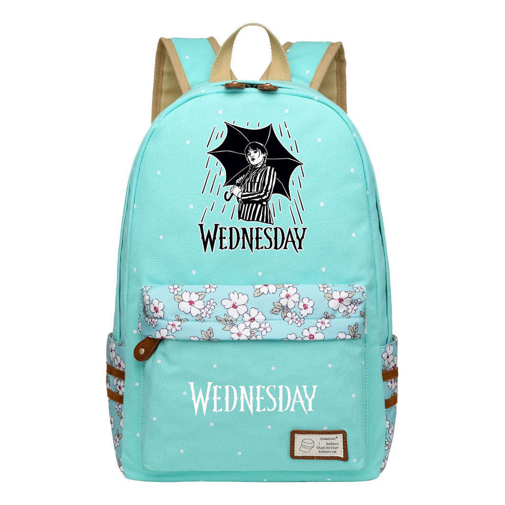 Printed Student Backpack, Fashionable And Casual Backpack