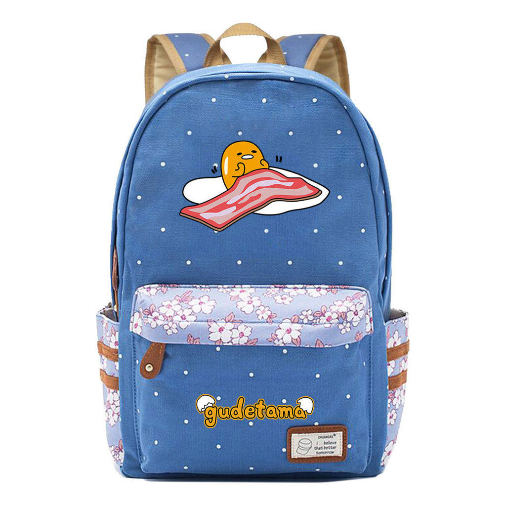 Cartoon Day Marvel Egg Yolk Student School Bag Leisure Backpack