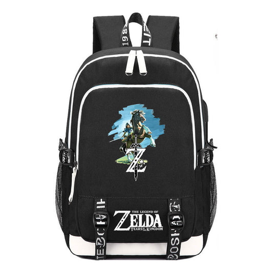 Usb Youth Student Backpack For Men And Women's Leisure Sports Backpack