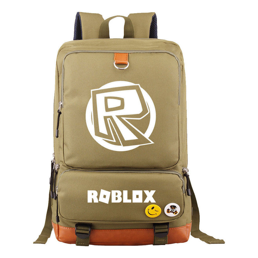 Game Roblox Printed Teenage Student Backpack, Travel Bag, Men's And Women's Backpack