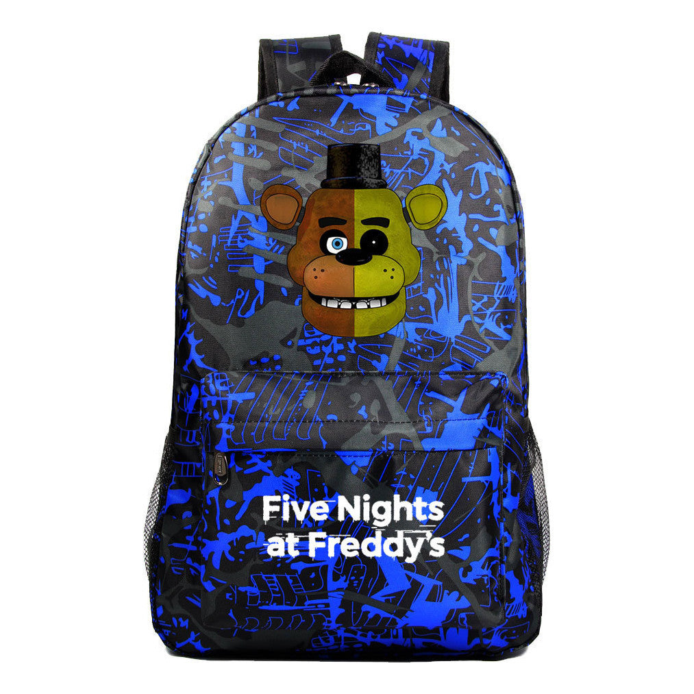 Fashion Toy Bear Game Fashion Starry Sky Youth Student Backpack Men's And Women's Leisure Backpack
