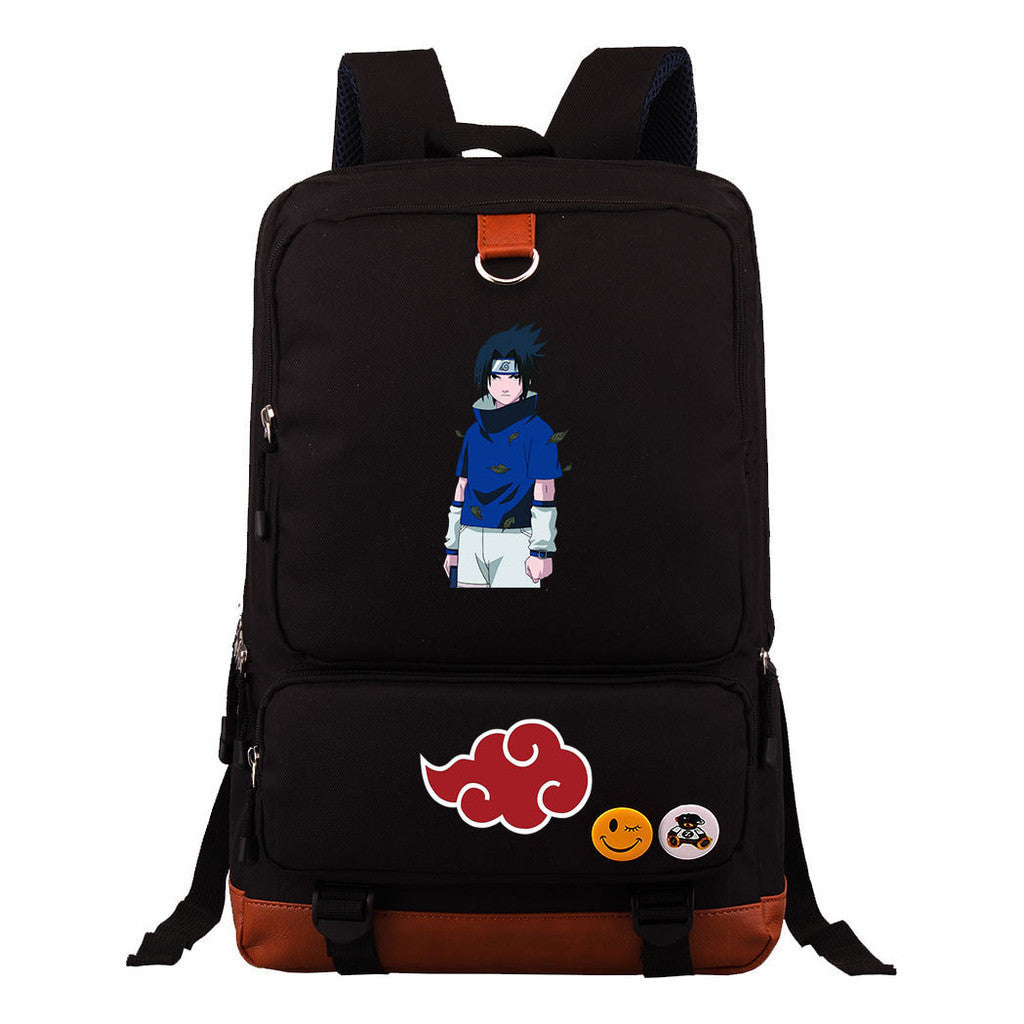 Cartoon Day Marvel Naruto Uchibo Youth Student School Bag Large Capacity Travel Bag Men's And Women's Backpack