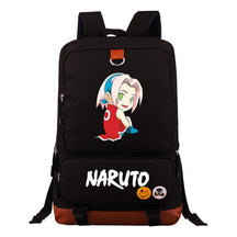 Cartoon Naruto Uchibo Youth Student School Bag Large Capacity Travel Bag Men's And Women's Backpack