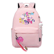 Cartoon Pony Unicorn Printed Youth Student School Bag Men's And Women's Leisure Bag Women's Backpack
