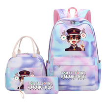 Teenage Student Girl Backpack Lunch Bag Three Piece Set Backpack Set