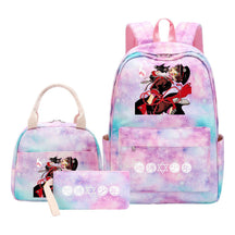Teenage Student Girl Backpack Lunch Bag Three Piece Set Backpack Set