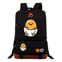 Cartoon Anime Lazy Egg Youth Student Backpack, Large Capacity Travel Bag, Boy's And Girl's Backpack