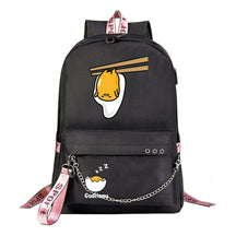 Lazy Egg Usb Youth Student Backpack For Boys And Girls Leisure Travel Backpack
