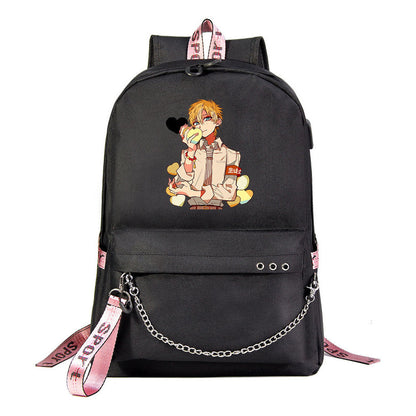 Usb Youth Student Backpack For Boys And Girls Leisure Travel Backpack