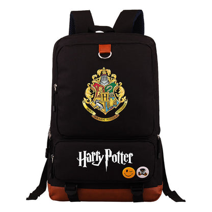 School Of Witchcraft And Wizardry Youth Student Backpack, Large Capacity Travel Bag, Men's And Women's Backpack
