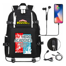 My Heroes Academy Usb Youth Student Backpack For Men And Women's Travel Backpacks